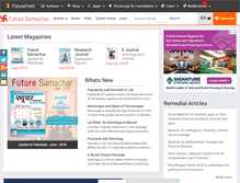 Tablet Screenshot of futuresamachar.com